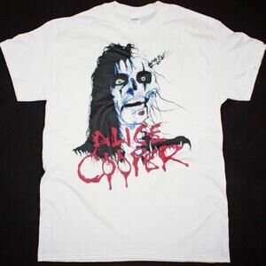 Alice Cooper Raise Your Fist And Yell Tour New White T-Shirt
